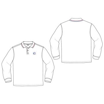 Polo manga larga